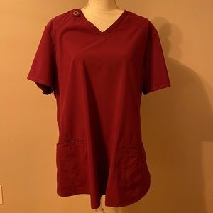 Cherokee Maroon Scrub tops.